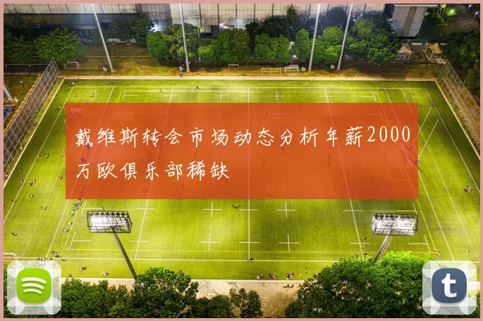 戴维斯转会市场动态分析年薪2000万欧俱乐部稀缺
